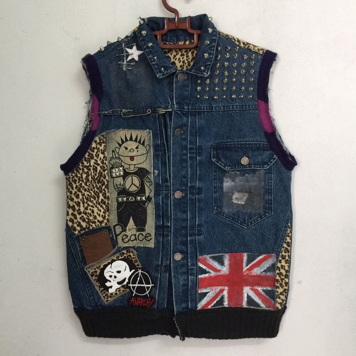 Japanese Brand Rare custom made punk vest nice designer Size US M / EU 48-50 / 2 - 3 Thumbnail