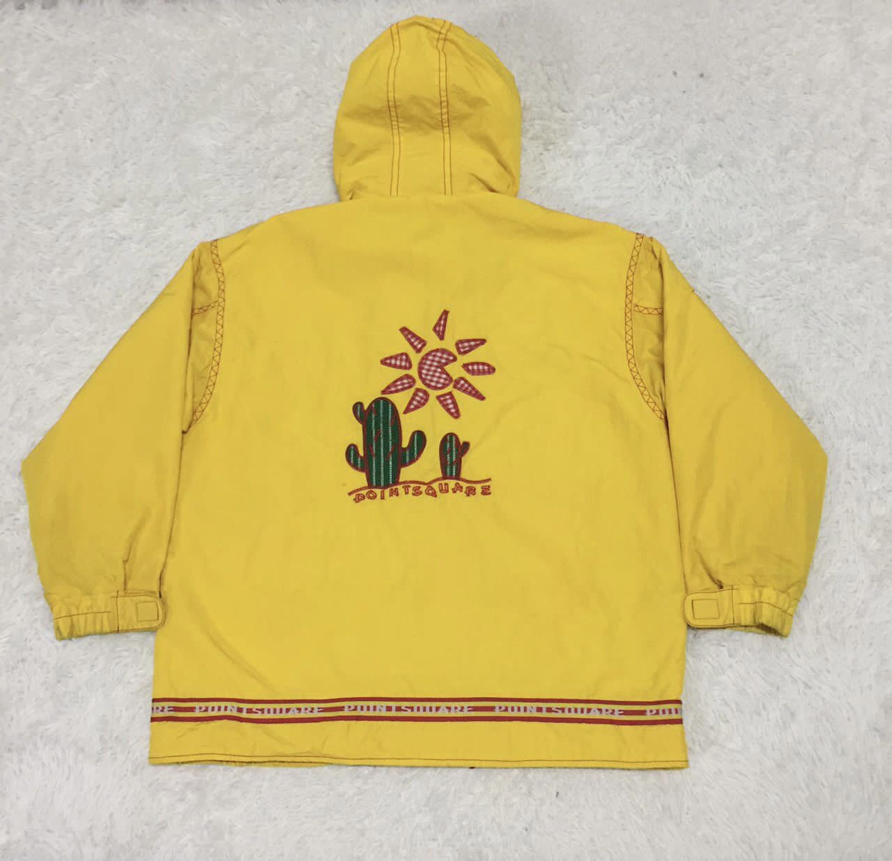 Japanese Brand Outdoor jacket with hoodie by point square Size US M / EU 48-50 / 2 - 1 Thumbnail