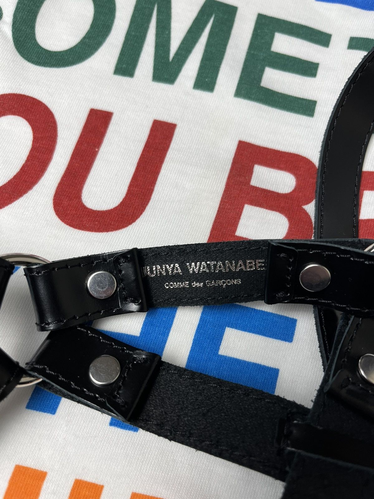 Junya Watanabe Junya Watanabe Studded Leather Bondage Strap Harness Belt Size ONE SIZE - 3 Thumbnail