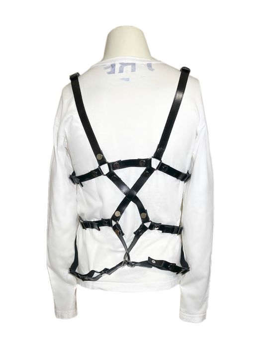 Junya Watanabe Junya Watanabe Studded Leather Bondage Strap Harness ...