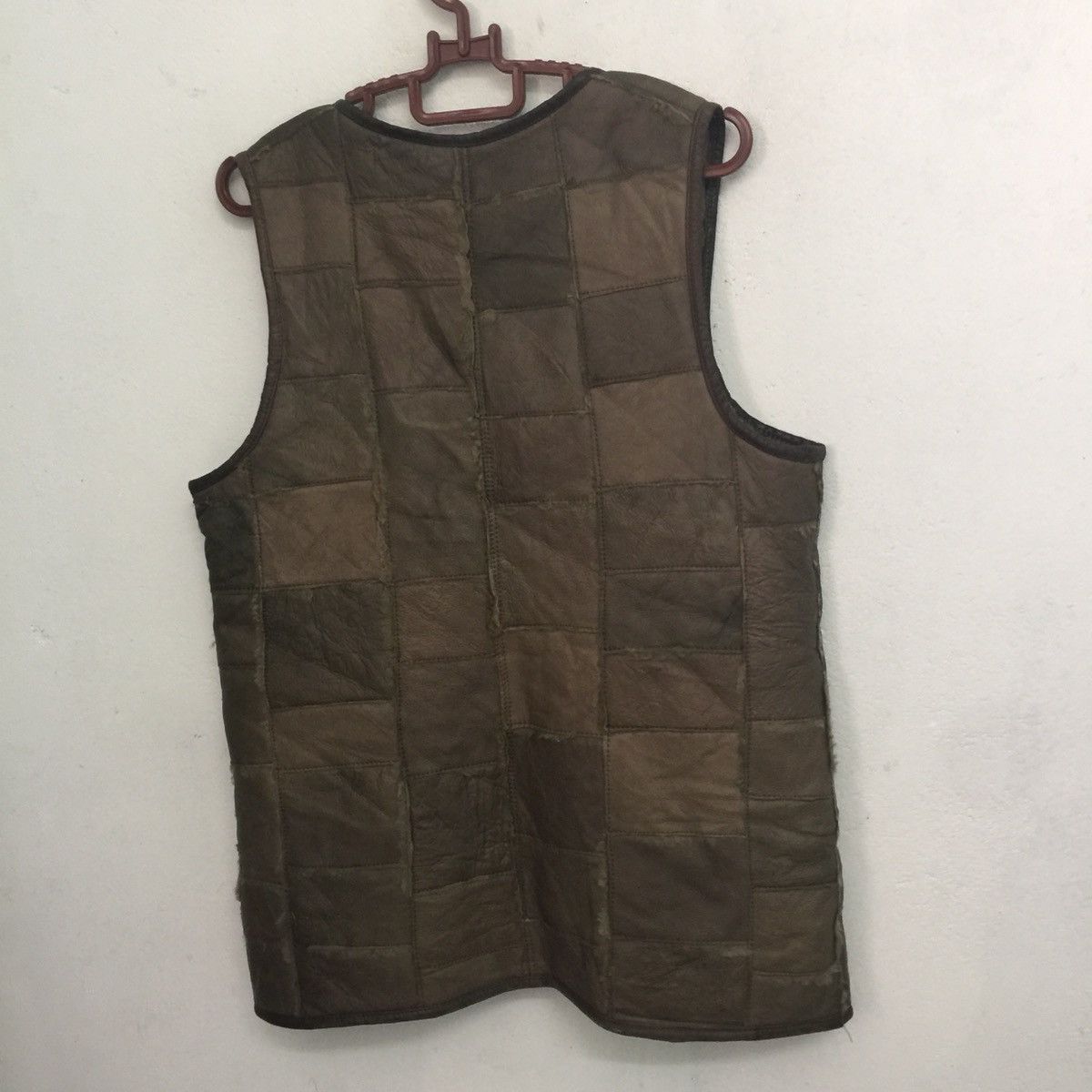 Japanese Brand Rare‼️ Patchwork leather vest Size US M / EU 48-50 / 2 - 6 Thumbnail