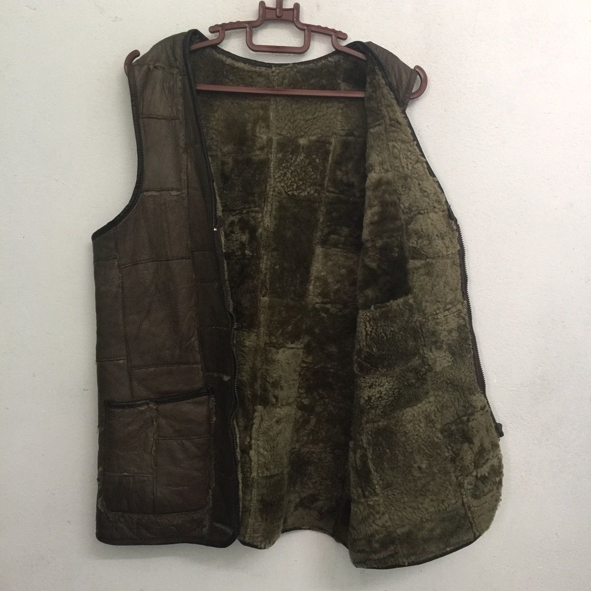 Japanese Brand Rare‼️ Patchwork leather vest Size US M / EU 48-50 / 2 - 7 Thumbnail