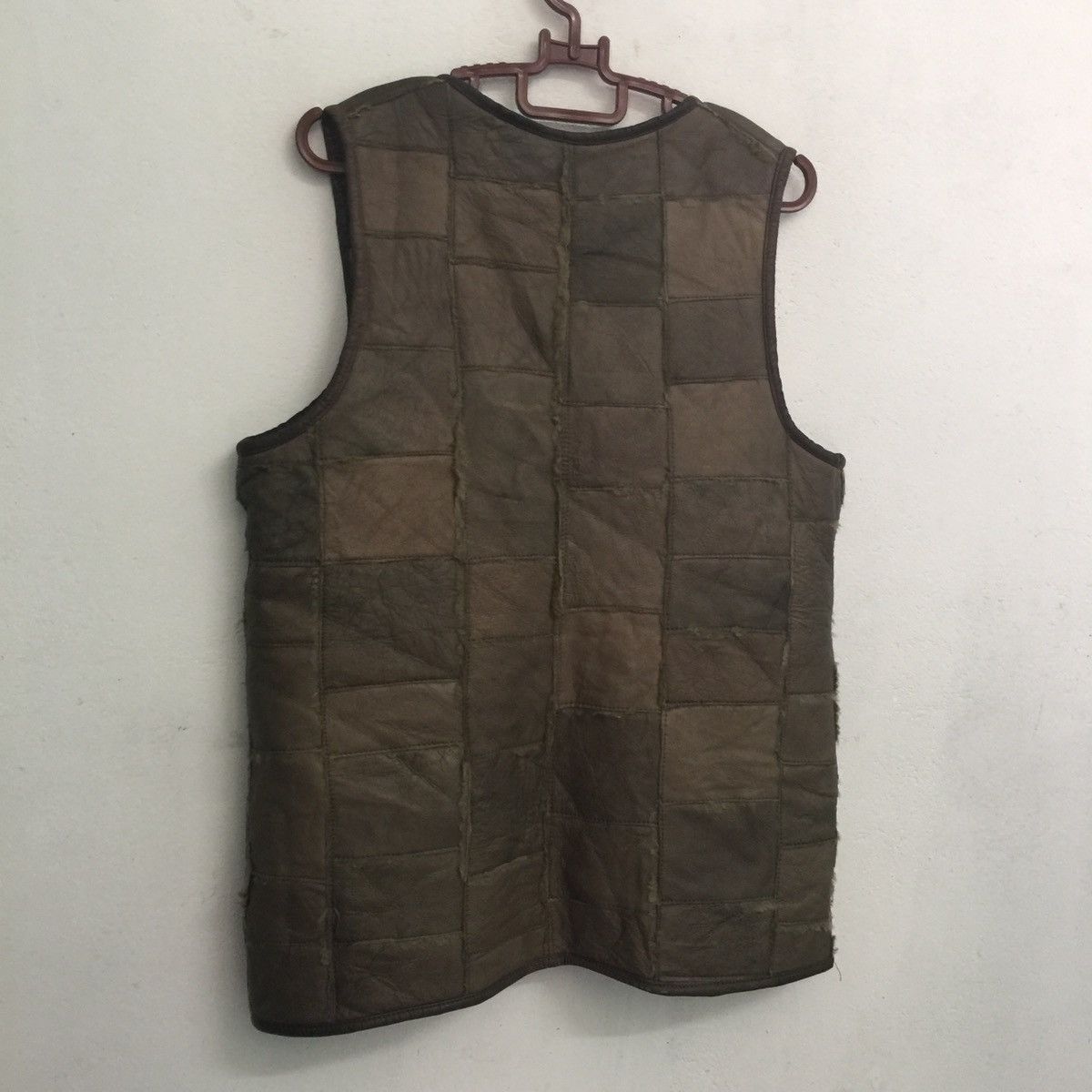 Japanese Brand Rare‼️ Patchwork leather vest Size US M / EU 48-50 / 2 - 5 Thumbnail