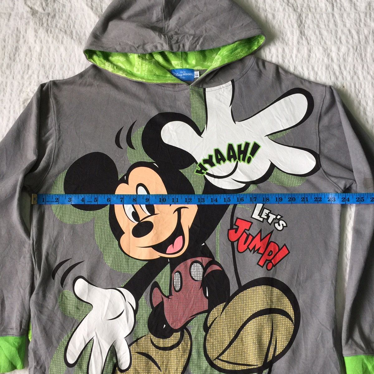 Disney Rare Full Big Mickey mouse tokyo Disney Sweatshirt hoodie Size US L / EU 52-54 / 3 - 15 Thumbnail