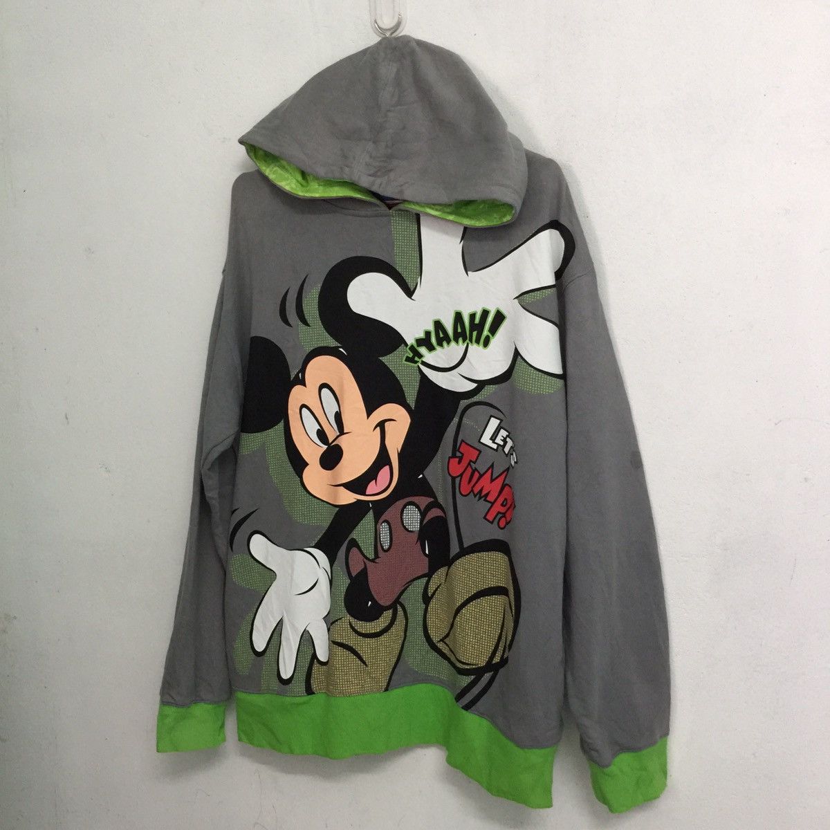 Disney Rare Full Big Mickey mouse tokyo Disney Sweatshirt hoodie Size US L / EU 52-54 / 3 - 2 Thumbnail