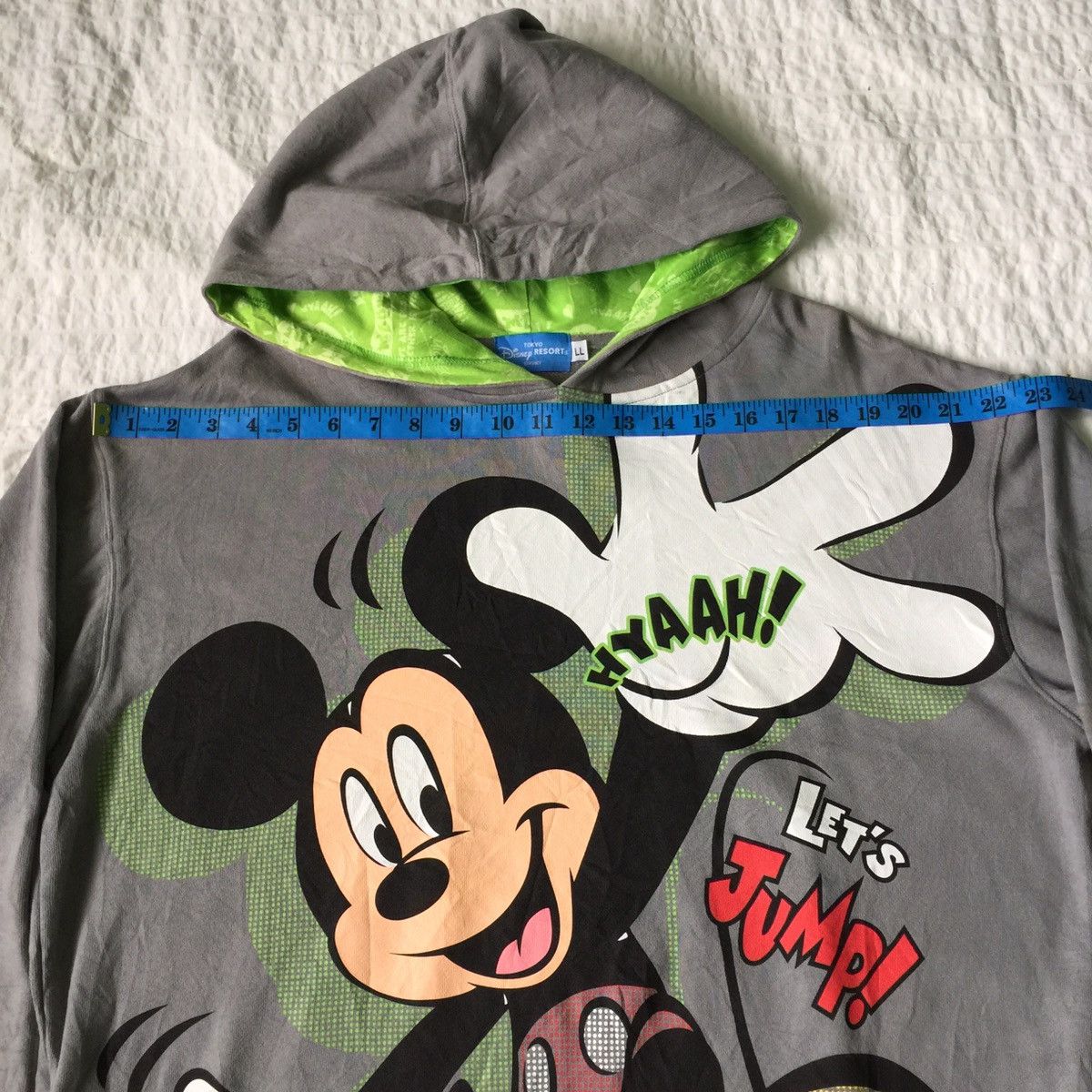 Disney Rare Full Big Mickey mouse tokyo Disney Sweatshirt hoodie Size US L / EU 52-54 / 3 - 14 Thumbnail