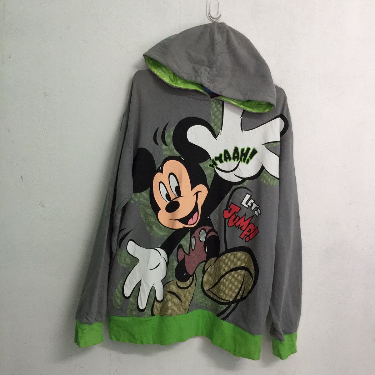 Disney Rare Full Big Mickey mouse tokyo Disney Sweatshirt hoodie Size US L / EU 52-54 / 3 - 3 Thumbnail