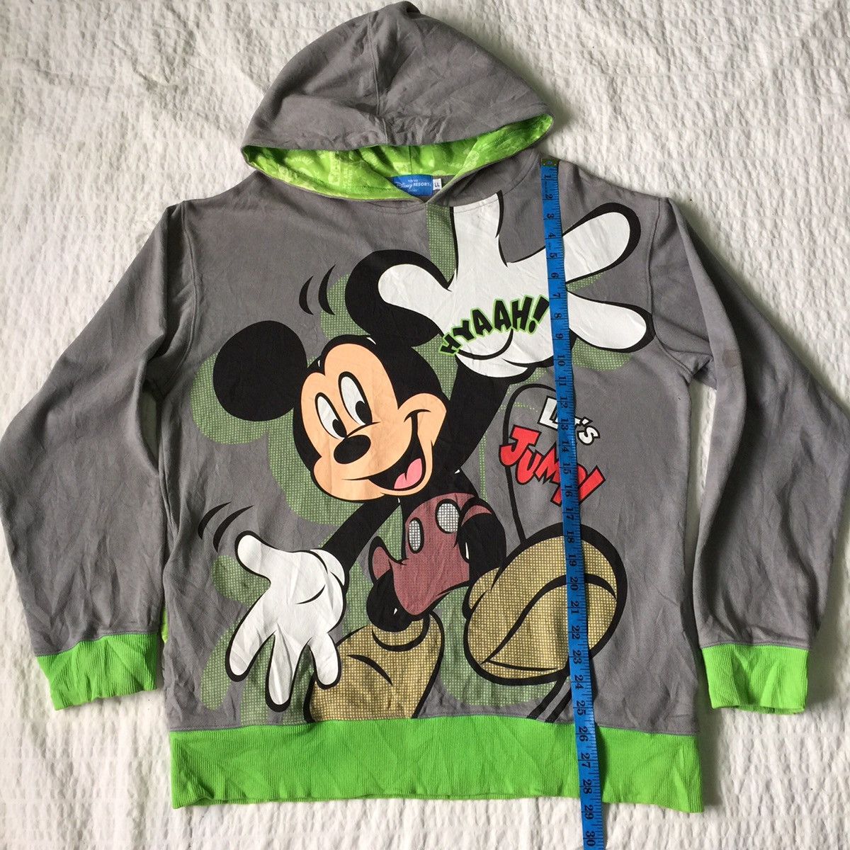 Disney Rare Full Big Mickey mouse tokyo Disney Sweatshirt hoodie Size US L / EU 52-54 / 3 - 16 Thumbnail