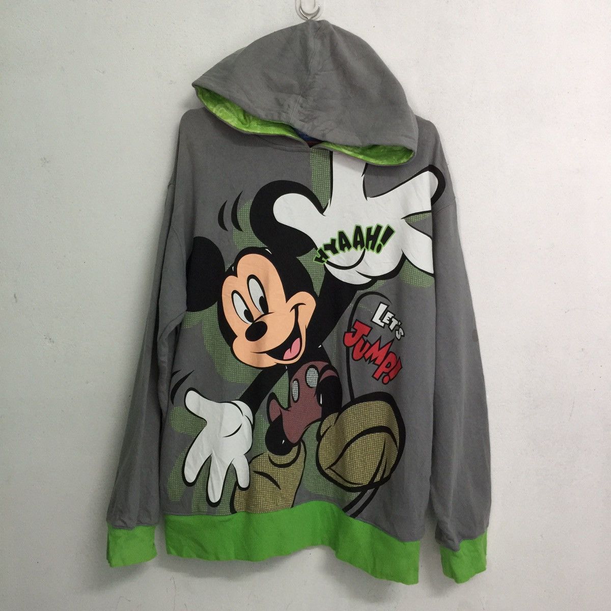 Disney Rare Full Big Mickey mouse tokyo Disney Sweatshirt hoodie Size US L / EU 52-54 / 3 - 1 Thumbnail