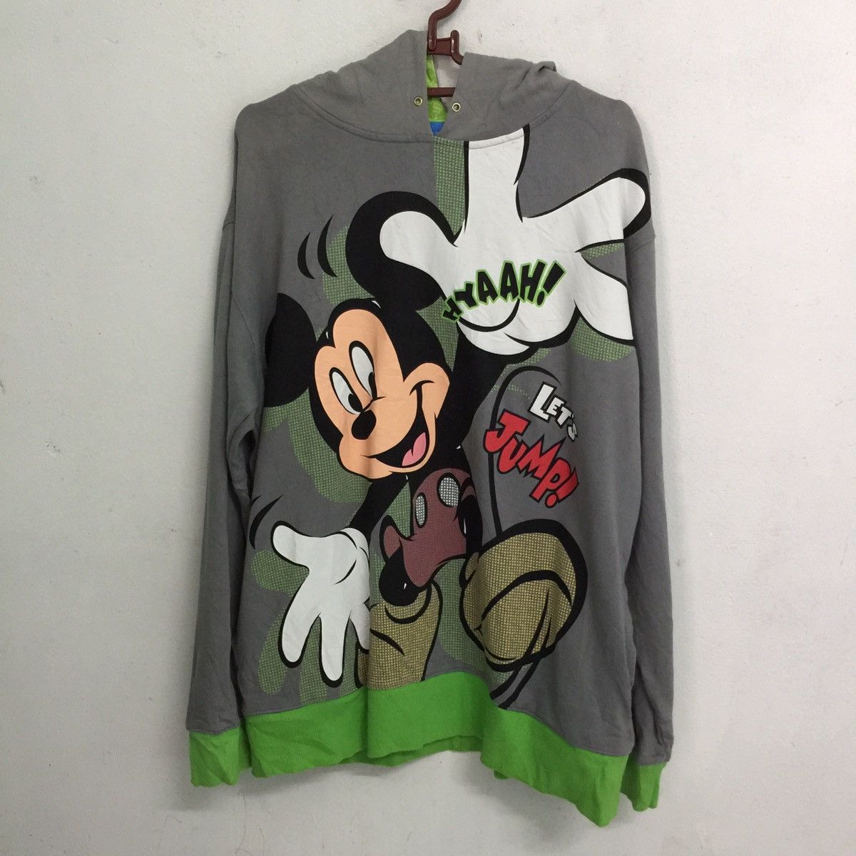 Disney Rare Full Big Mickey mouse tokyo Disney Sweatshirt hoodie Size US L / EU 52-54 / 3 - 11 Thumbnail