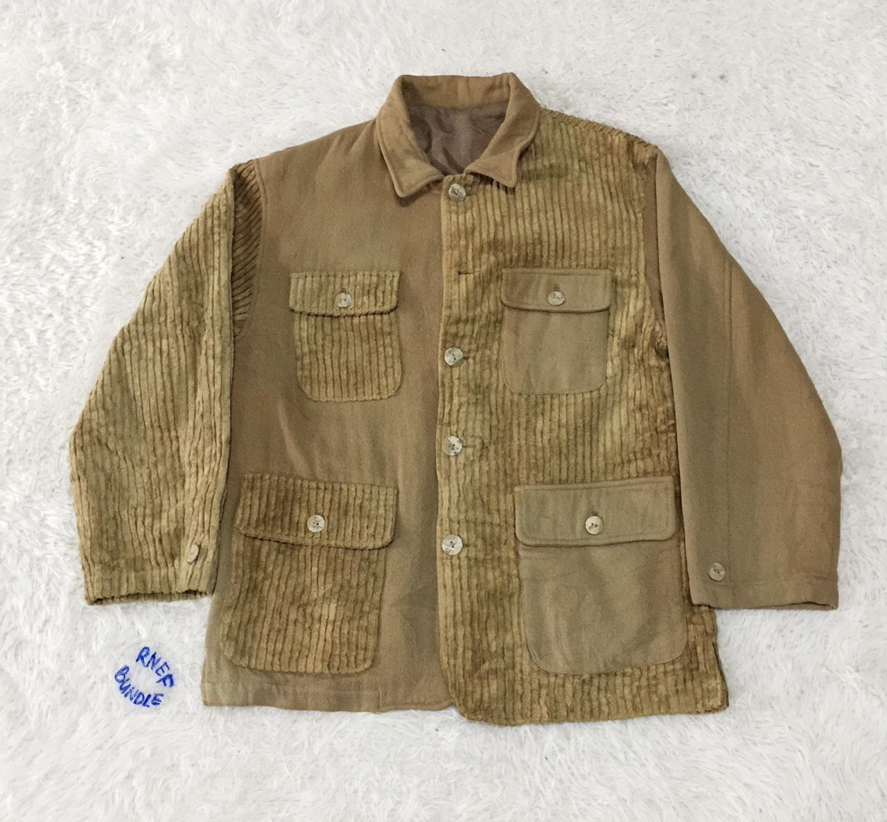 Japanese Brand 🔥VERRINE CORDUROY CHORE JACKET Size US M / EU 48-50 / 2 - 1 Thumbnail