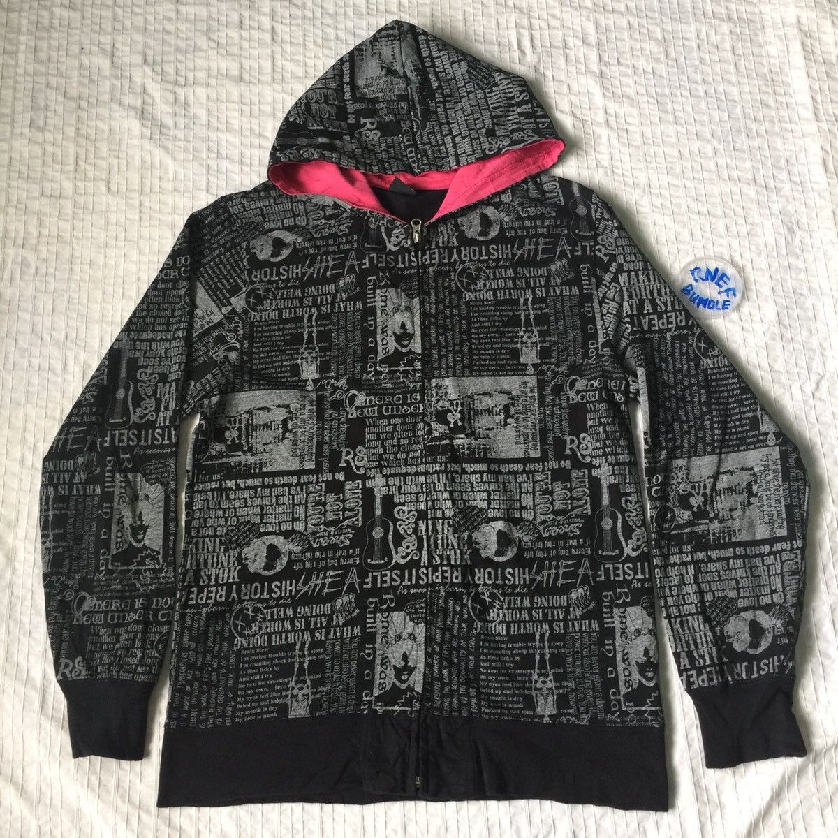 Japanese Brand Black smack basic art hoodie sweatshirt Size US S / EU 44-46 / 1 - 13 Thumbnail