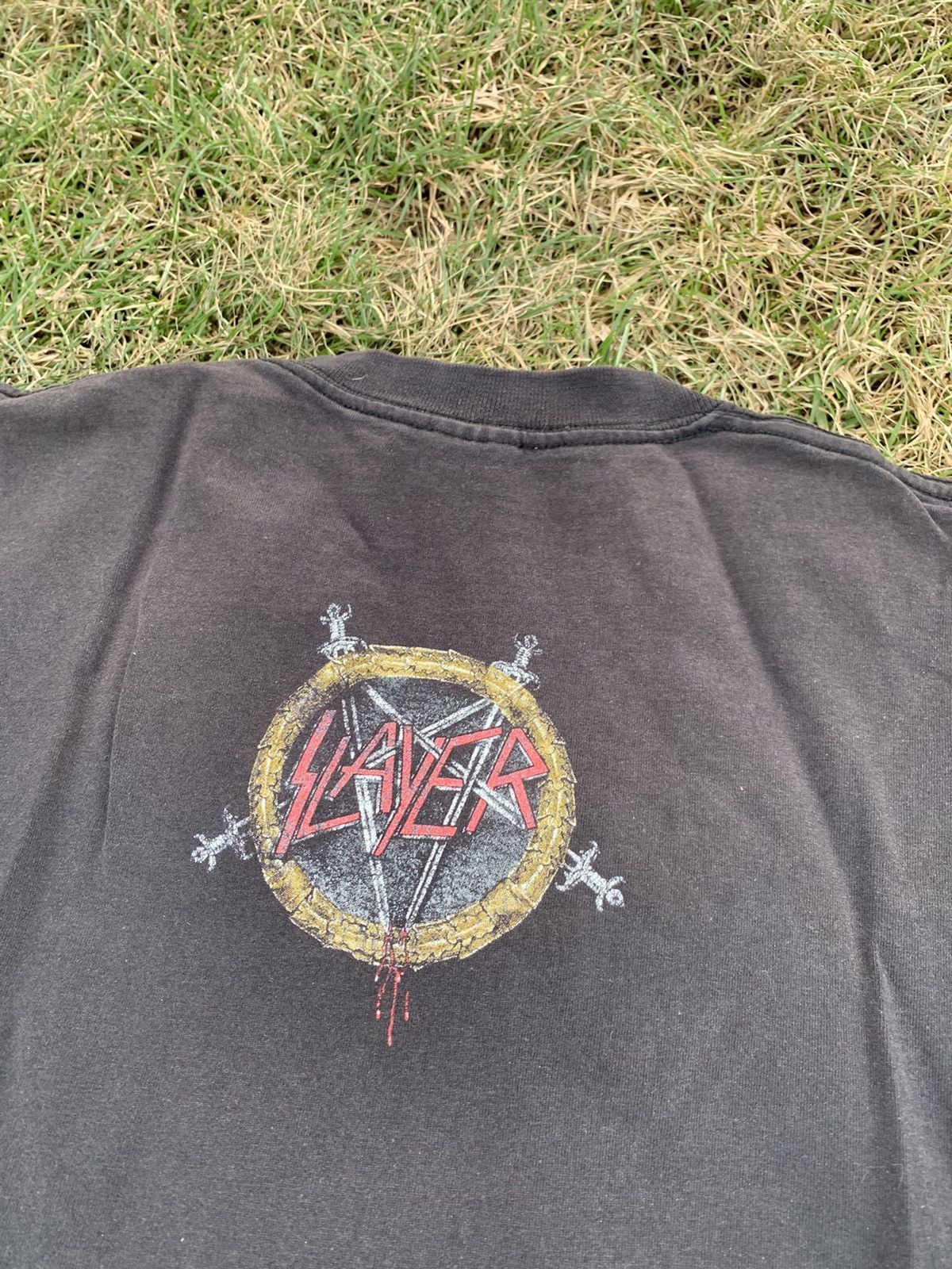 Band Tees Vintage Slayer 2003 Tank Top Shirt Eagle Size US XL / EU 56 / 4 - 14 Thumbnail