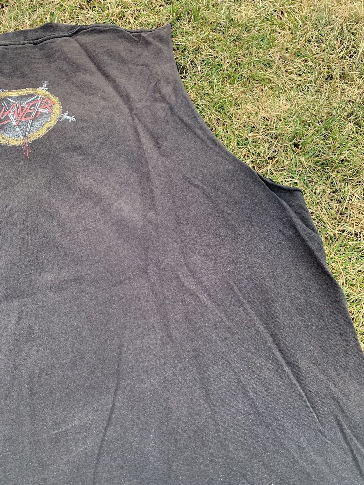 Band Tees Vintage Slayer 2003 Tank Top Shirt Eagle Size US XL / EU 56 / 4 - 16 Thumbnail