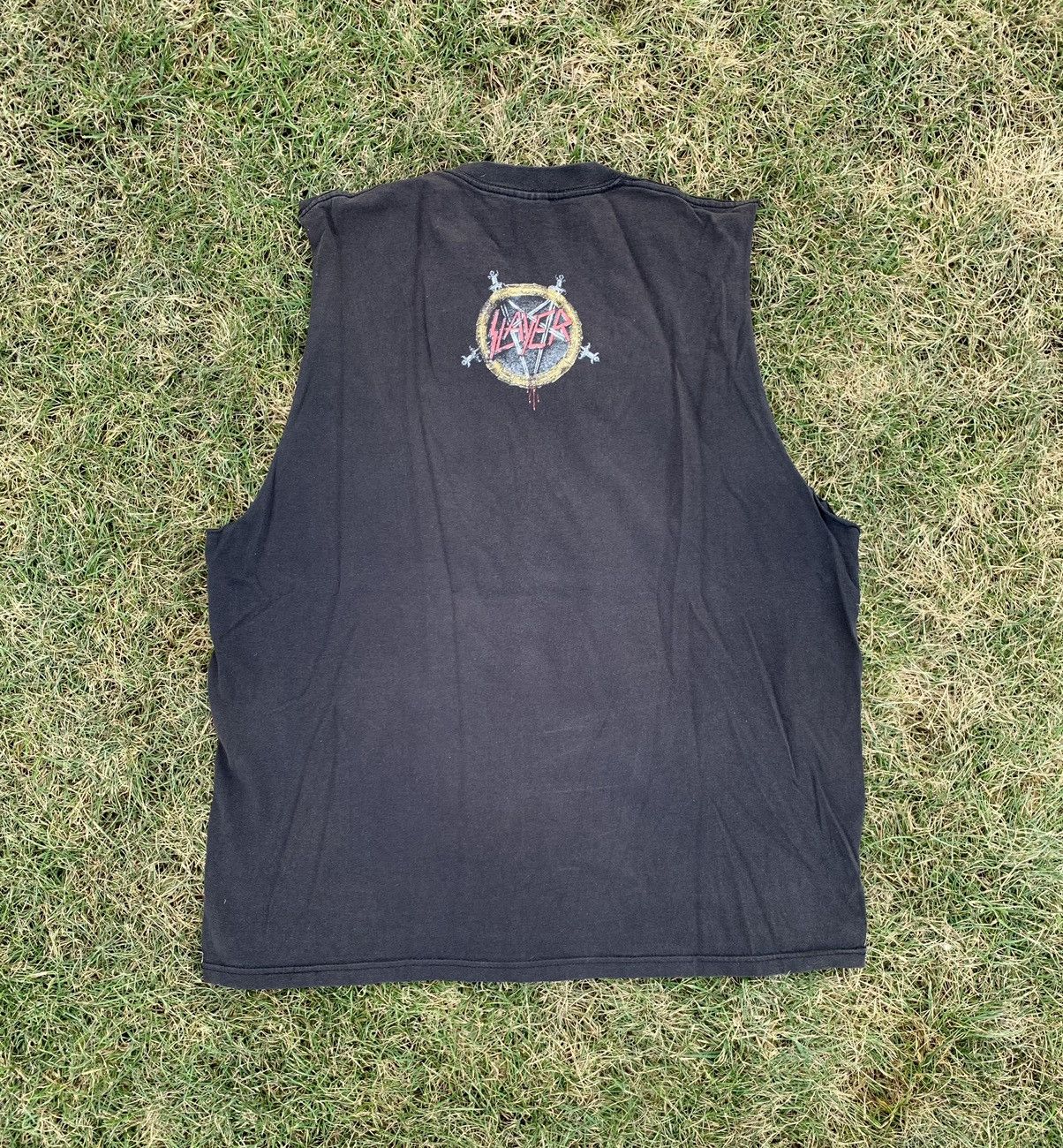 Band Tees Vintage Slayer 2003 Tank Top Shirt Eagle Size US XL / EU 56 / 4 - 2 Thumbnail