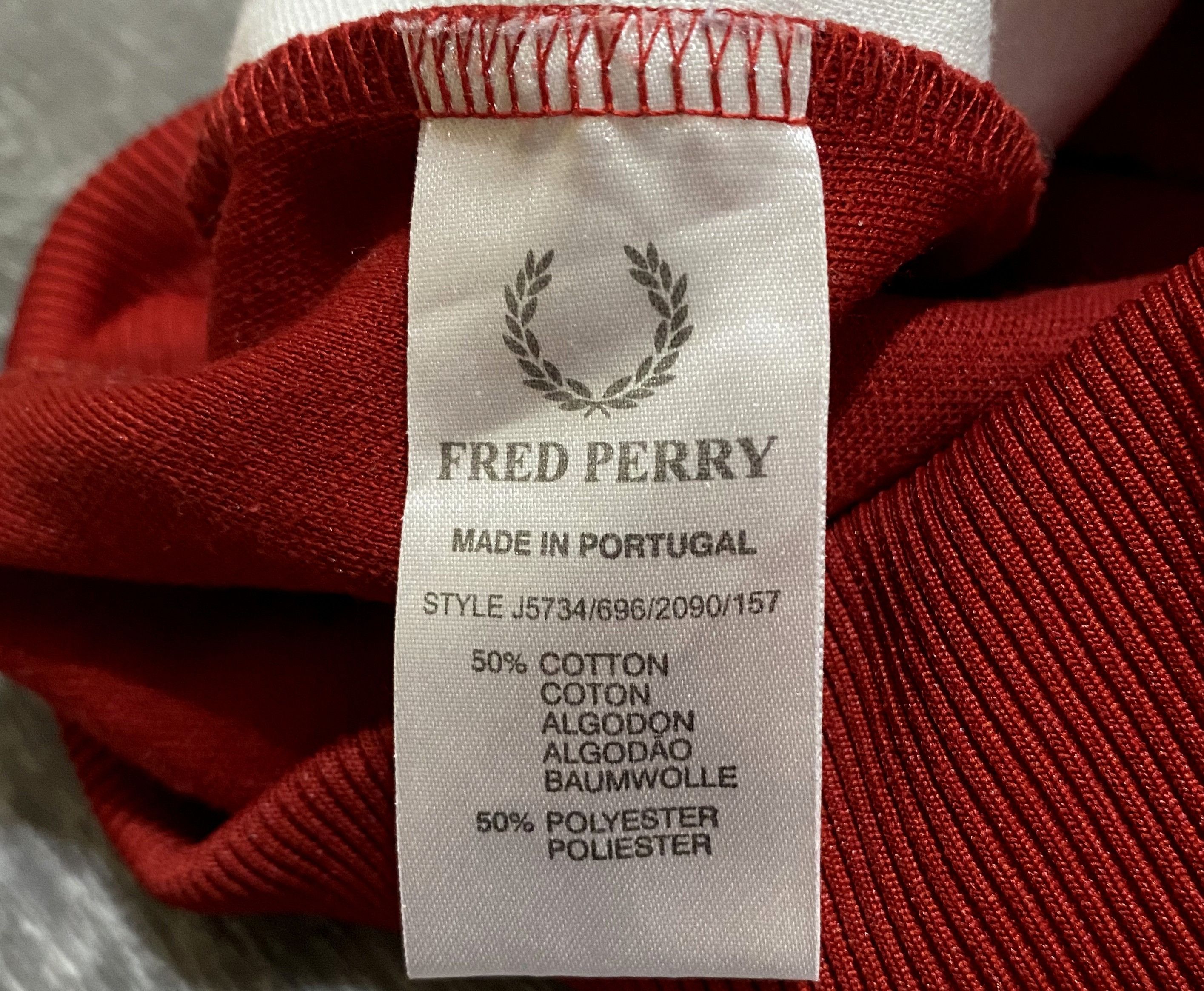 Fred Perry Women's Vintage Fred Perry Full Zip Side Stripe Track Top Size M / US 6-8 / IT 42-44 - 10 Thumbnail