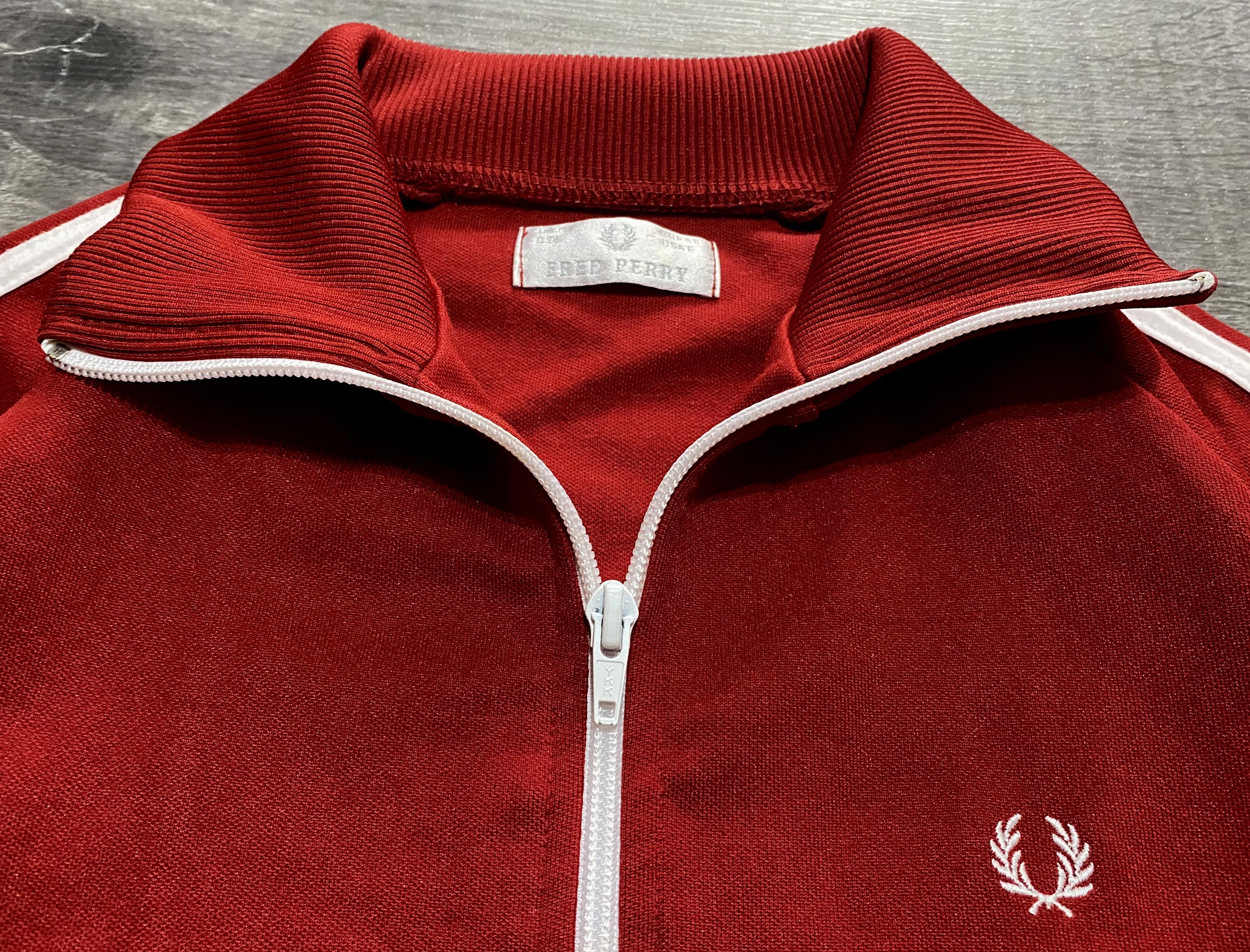 Fred Perry Women's Vintage Fred Perry Full Zip Side Stripe Track Top Size M / US 6-8 / IT 42-44 - 5 Thumbnail