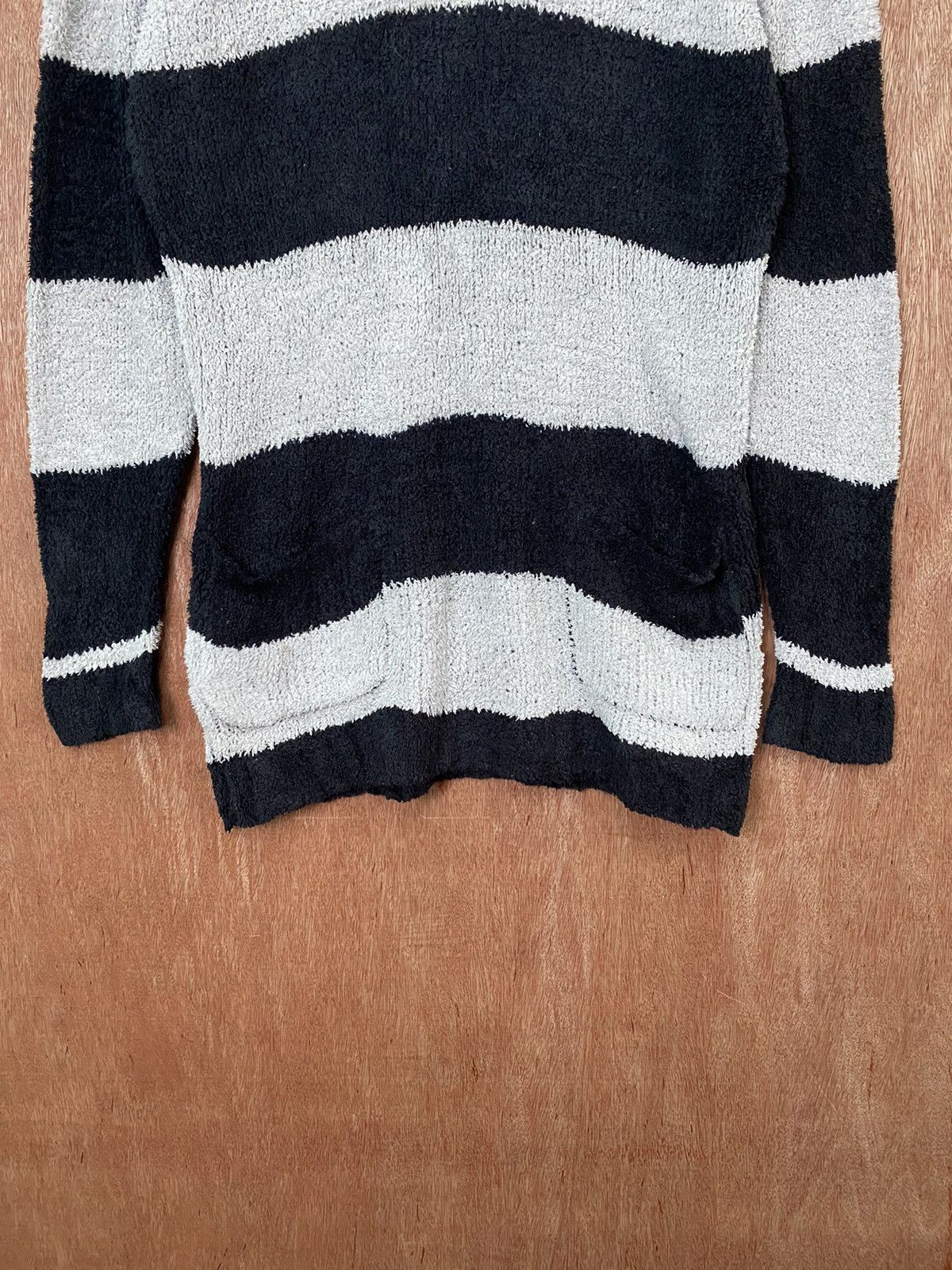 Homespun Knitwear × Japanese Brand × OVER THE STRiPES Lui Janne Stripe Knit Sweaters like kurt cobain #B565 Size US M / EU 48-50 / 2 - 3 Thumbnail