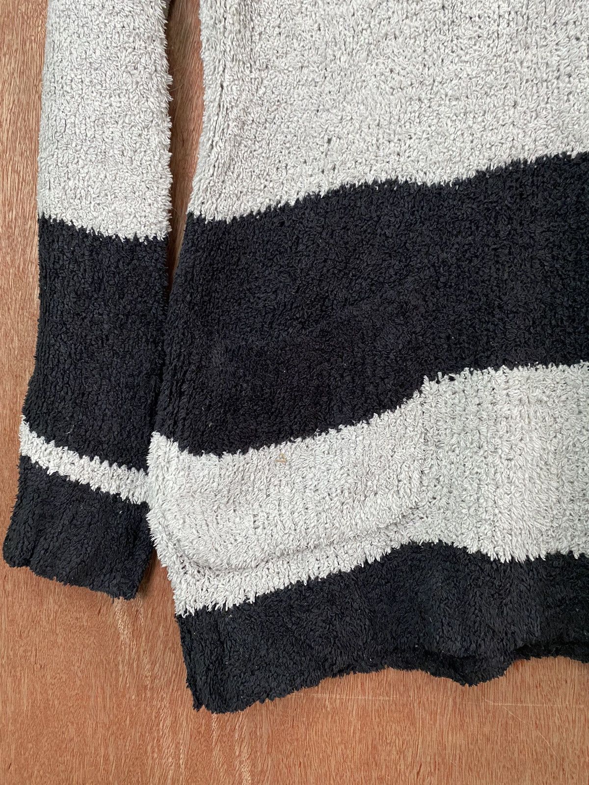Homespun Knitwear × Japanese Brand × OVER THE STRiPES Lui Janne Stripe Knit Sweaters like kurt cobain #B565 Size US M / EU 48-50 / 2 - 4 Thumbnail