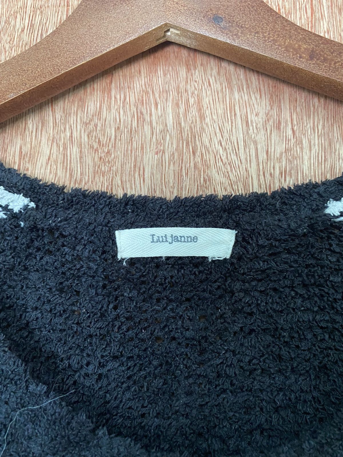 Homespun Knitwear × Japanese Brand × OVER THE STRiPES Lui Janne Stripe Knit Sweaters like kurt cobain #B565 Size US M / EU 48-50 / 2 - 8 Thumbnail