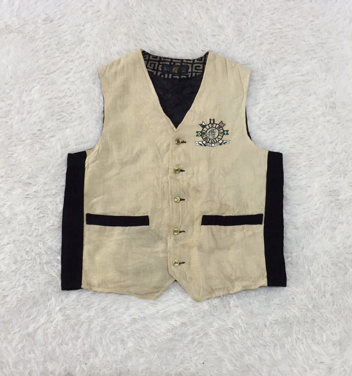 Japanese Brand Vintage Blue fox vest Size US M / EU 48-50 / 2 - 12 Thumbnail