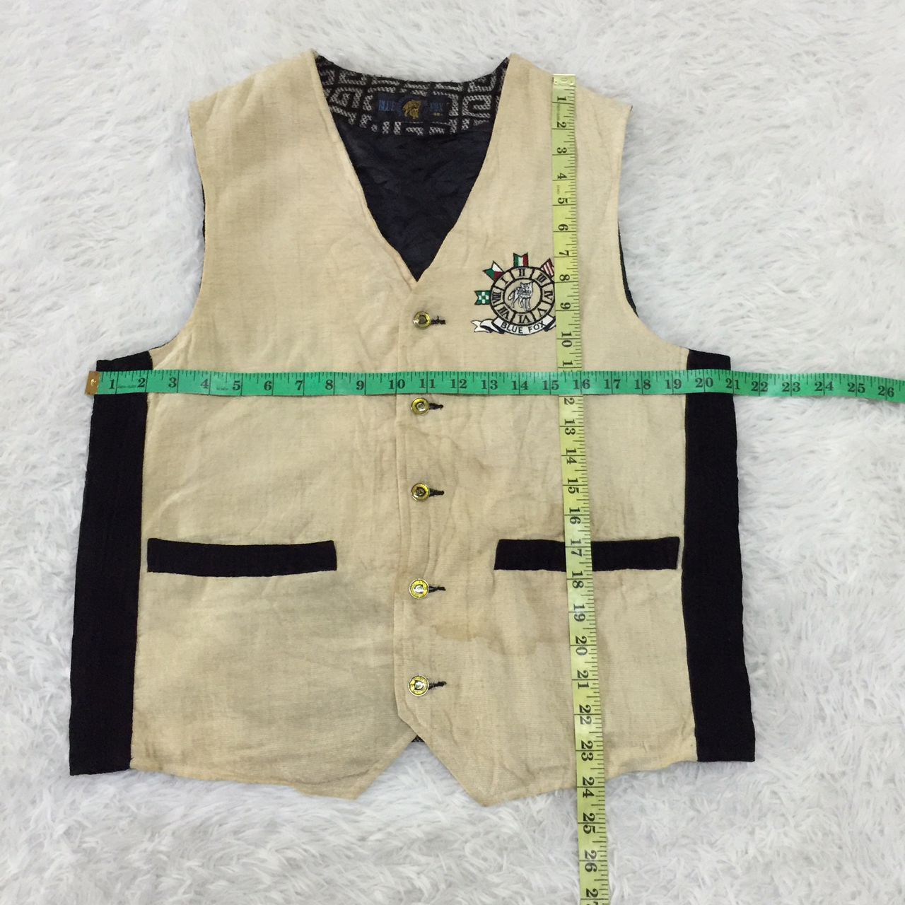 Japanese Brand Vintage Blue fox vest Size US M / EU 48-50 / 2 - 10 Thumbnail