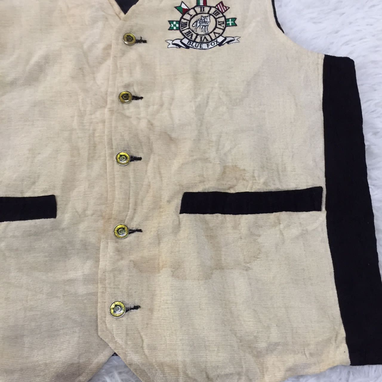 Japanese Brand Vintage Blue fox vest Size US M / EU 48-50 / 2 - 11 Thumbnail
