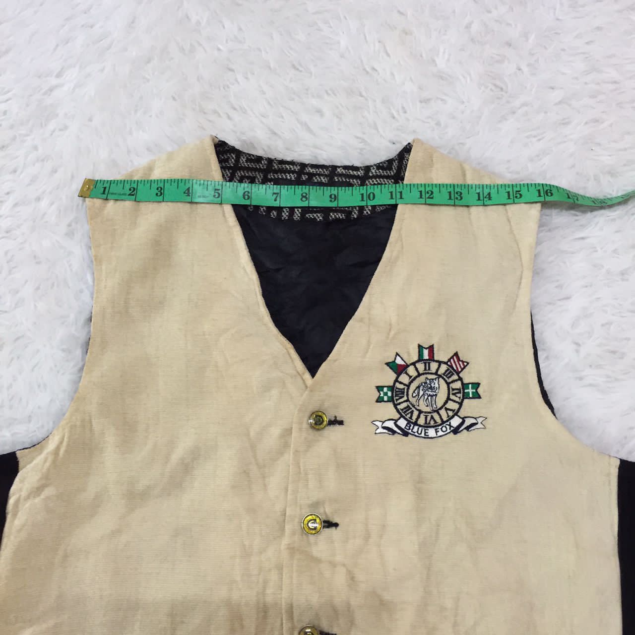 Japanese Brand Vintage Blue fox vest Size US M / EU 48-50 / 2 - 9 Thumbnail