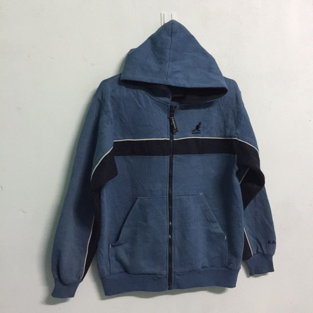 Kangol Kangol Small Logo Zip Up Hoodie Sweaters Size US M / EU 48-50 / 2 - 3 Thumbnail