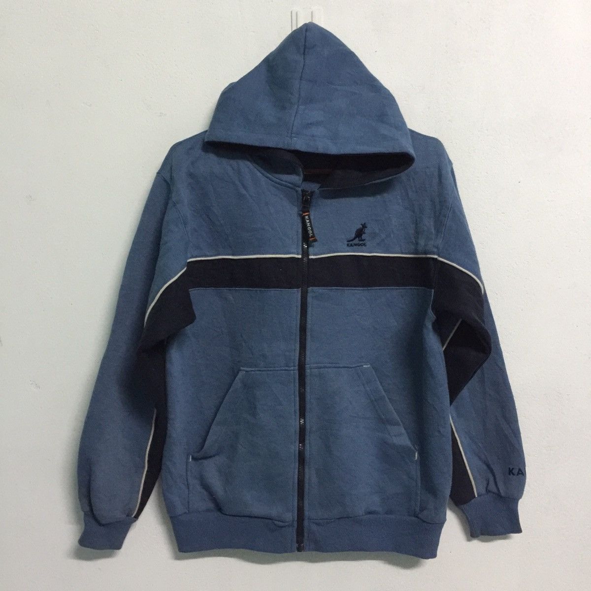 Kangol Kangol Small Logo Zip Up Hoodie Sweaters Size US M / EU 48-50 / 2 - 1 Thumbnail