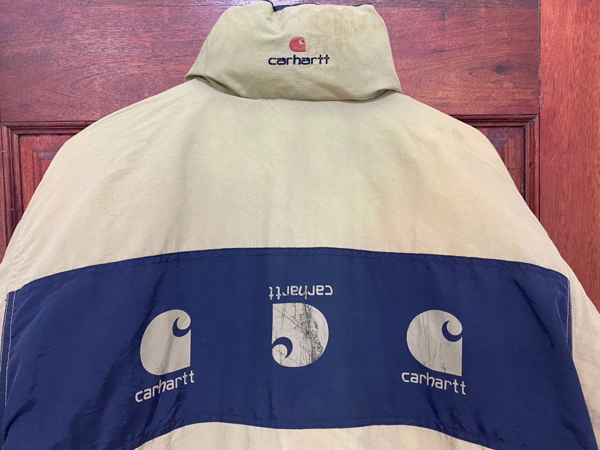 Carhartt 🔥 Carhartt Quilted Puffer Reversible Jacket Rare Design Size US XL / EU 56 / 4 - 10 Thumbnail