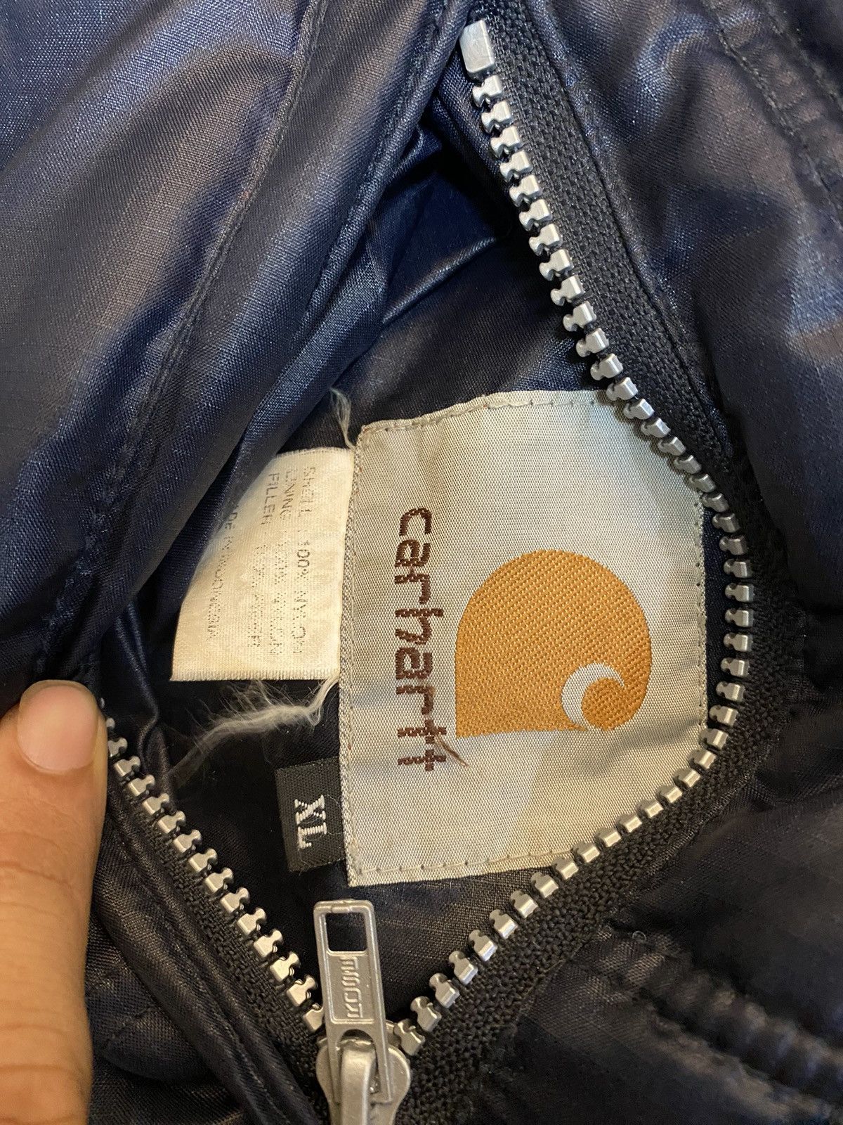 Carhartt 🔥 Carhartt Quilted Puffer Reversible Jacket Rare Design Size US XL / EU 56 / 4 - 12 Thumbnail