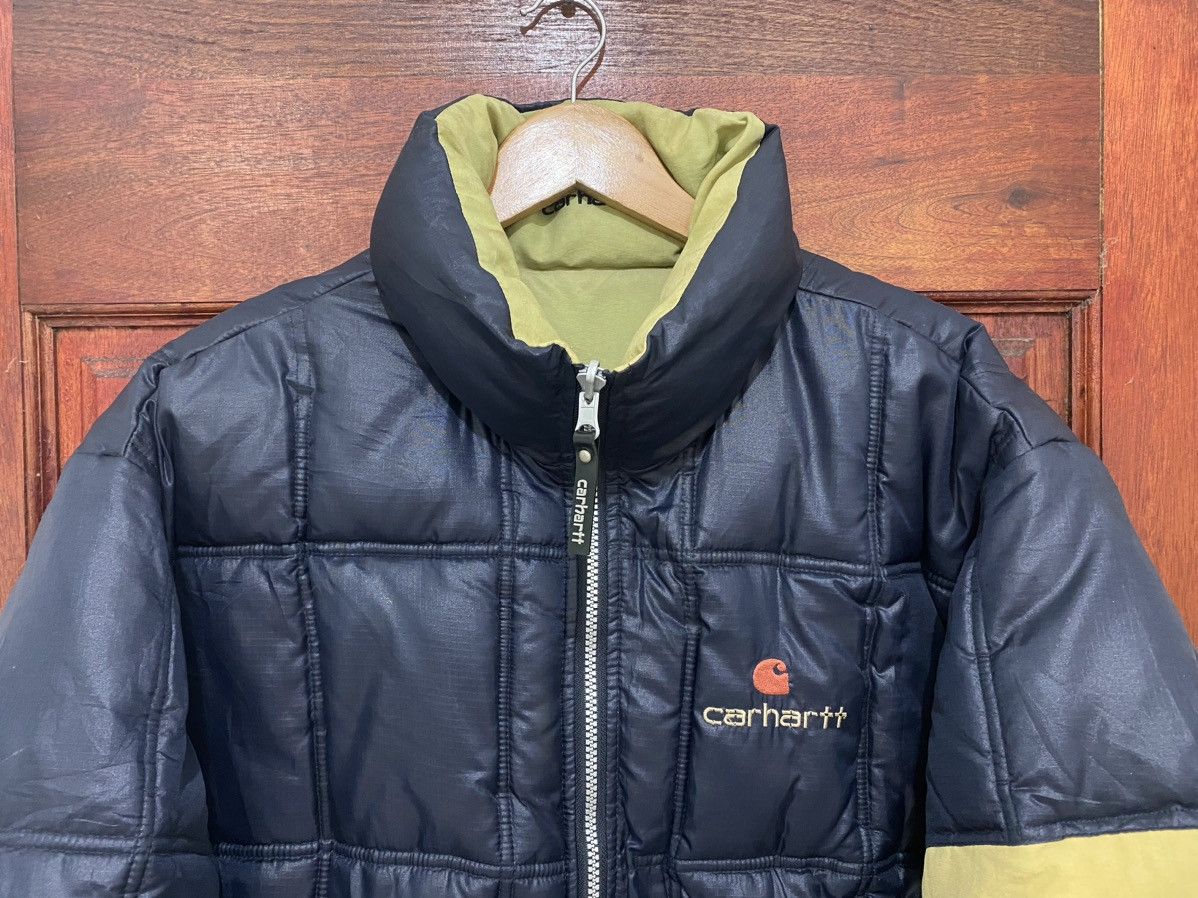 Carhartt 🔥 Carhartt Quilted Puffer Reversible Jacket Rare Design Size US XL / EU 56 / 4 - 7 Thumbnail