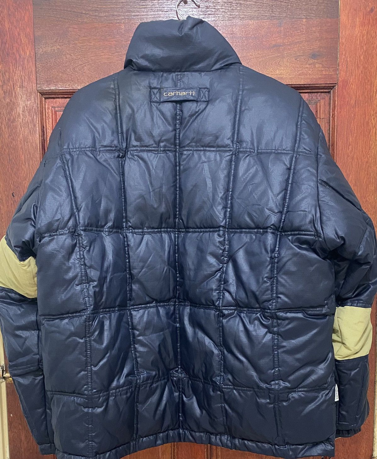Carhartt 🔥 Carhartt Quilted Puffer Reversible Jacket Rare Design Size US XL / EU 56 / 4 - 2 Thumbnail