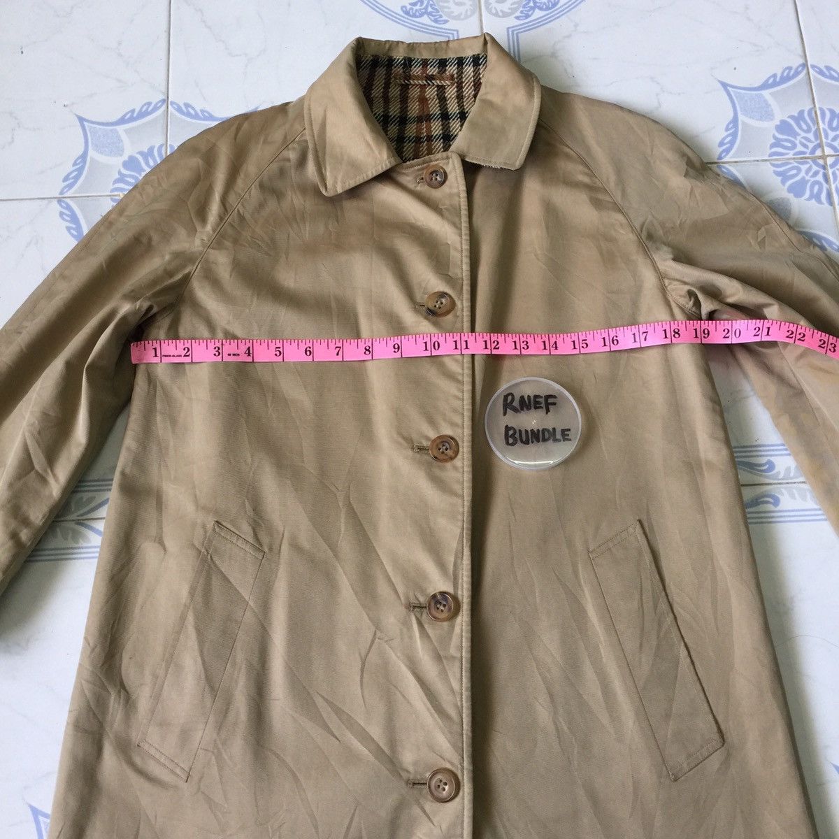 DAKS × Other Daks london reversible trench coat jacket Size S / US 4 / IT 40 - 17 Thumbnail