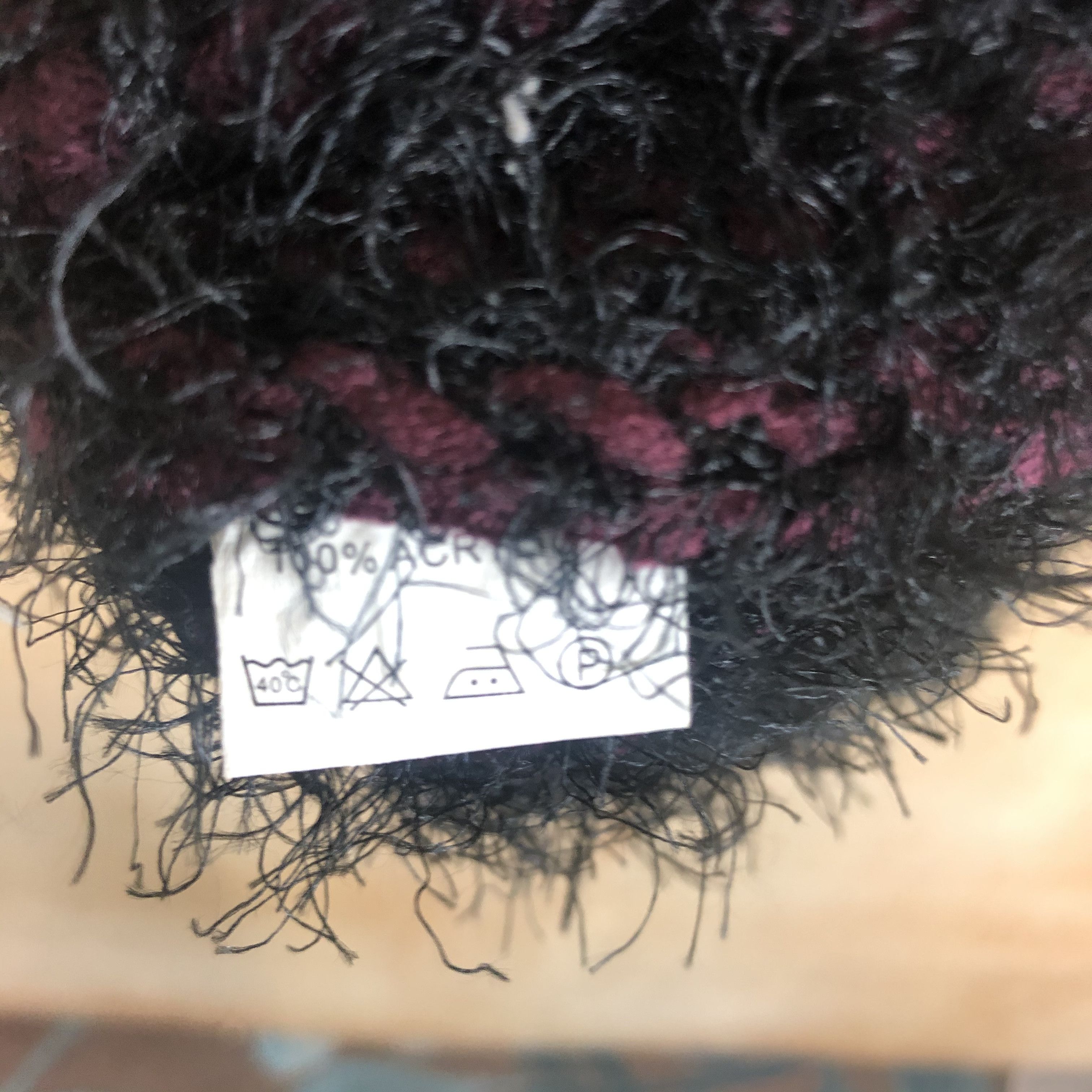 Homespun Knitwear × Japanese Brand × OVER THE STRiPES DLL Cherry Couture Mohair Shag Shaggy KNitwear #c042 Size S / US 4 / IT 40 - 10 Thumbnail