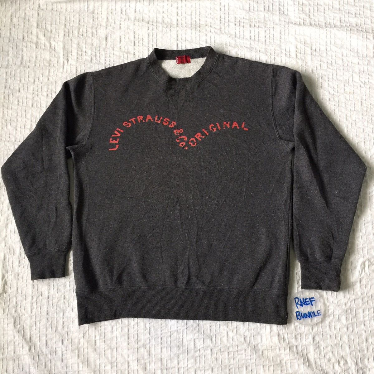Levi's Vintage Levis Sweatshirt Levi Strauss & Co Levis Red Tab Size US L / EU 52-54 / 3 - 12 Thumbnail