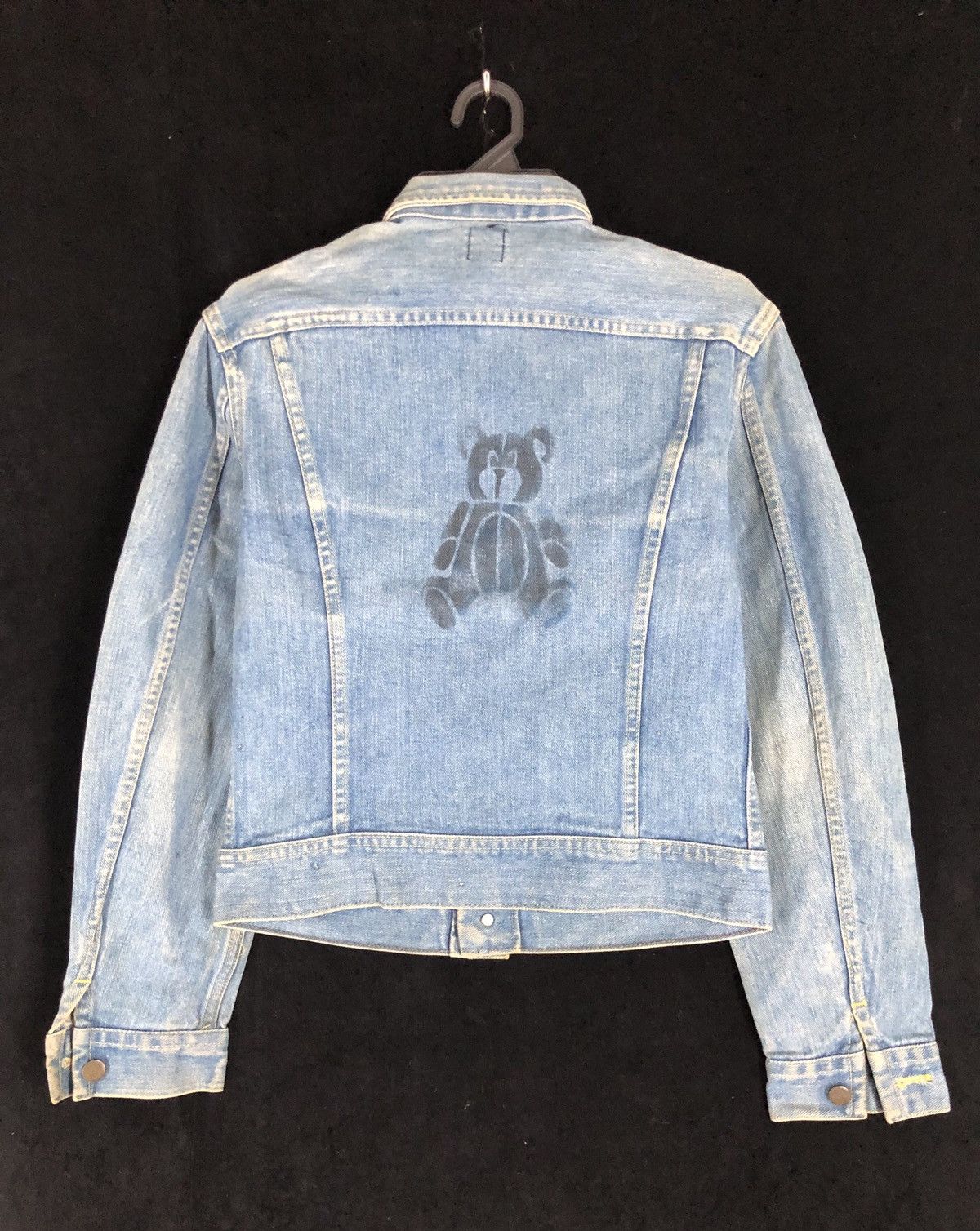 Lee × Vintage Rare Vintage Lee PATD-153438 Denim Trucker Jacket cw21 Size US S / EU 44-46 / 1 - 1 Thumbnail