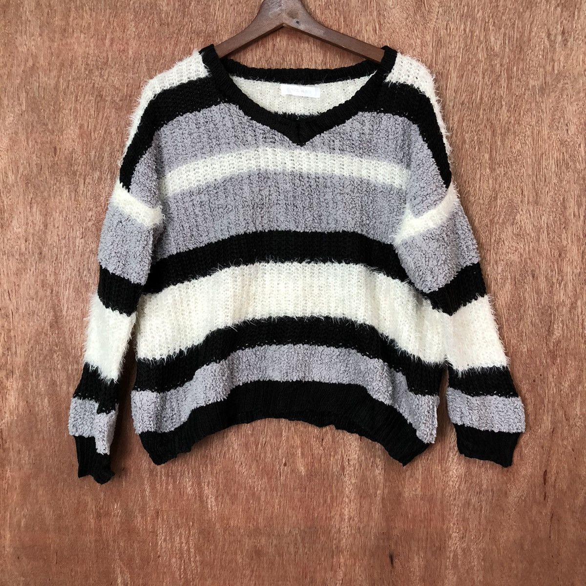 Homespun Knitwear Cecil Mcbee Shag Shaggy Fur Mohair Knitwear #6448 Size US M / EU 48-50 / 2 - 3 Thumbnail