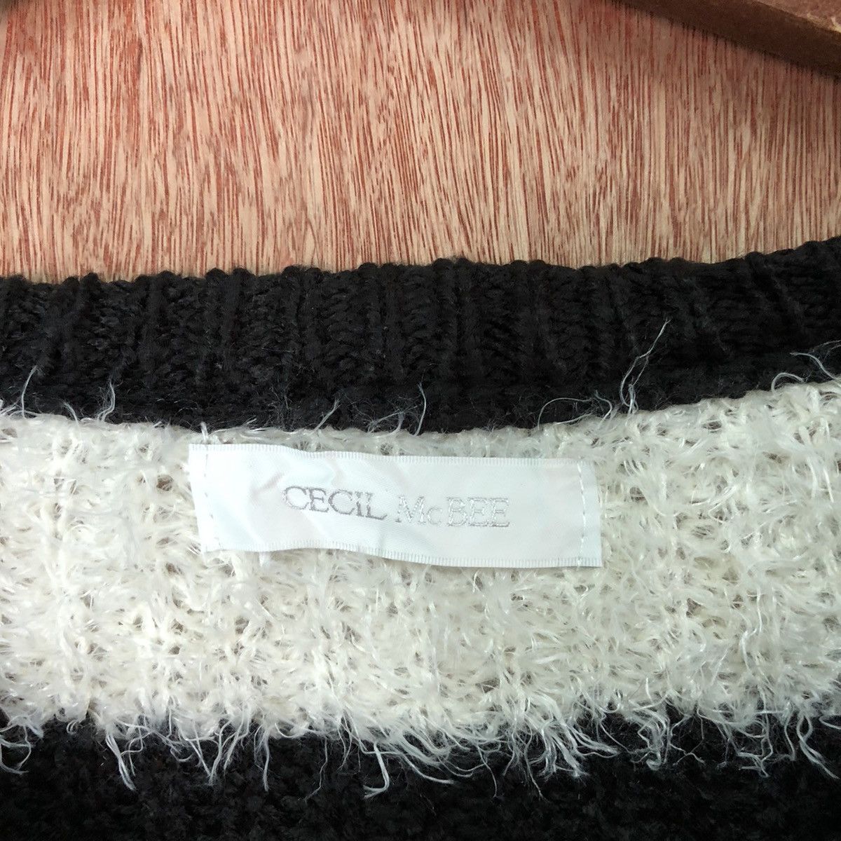 Homespun Knitwear Cecil Mcbee Shag Shaggy Fur Mohair Knitwear #6448 Size US M / EU 48-50 / 2 - 4 Thumbnail