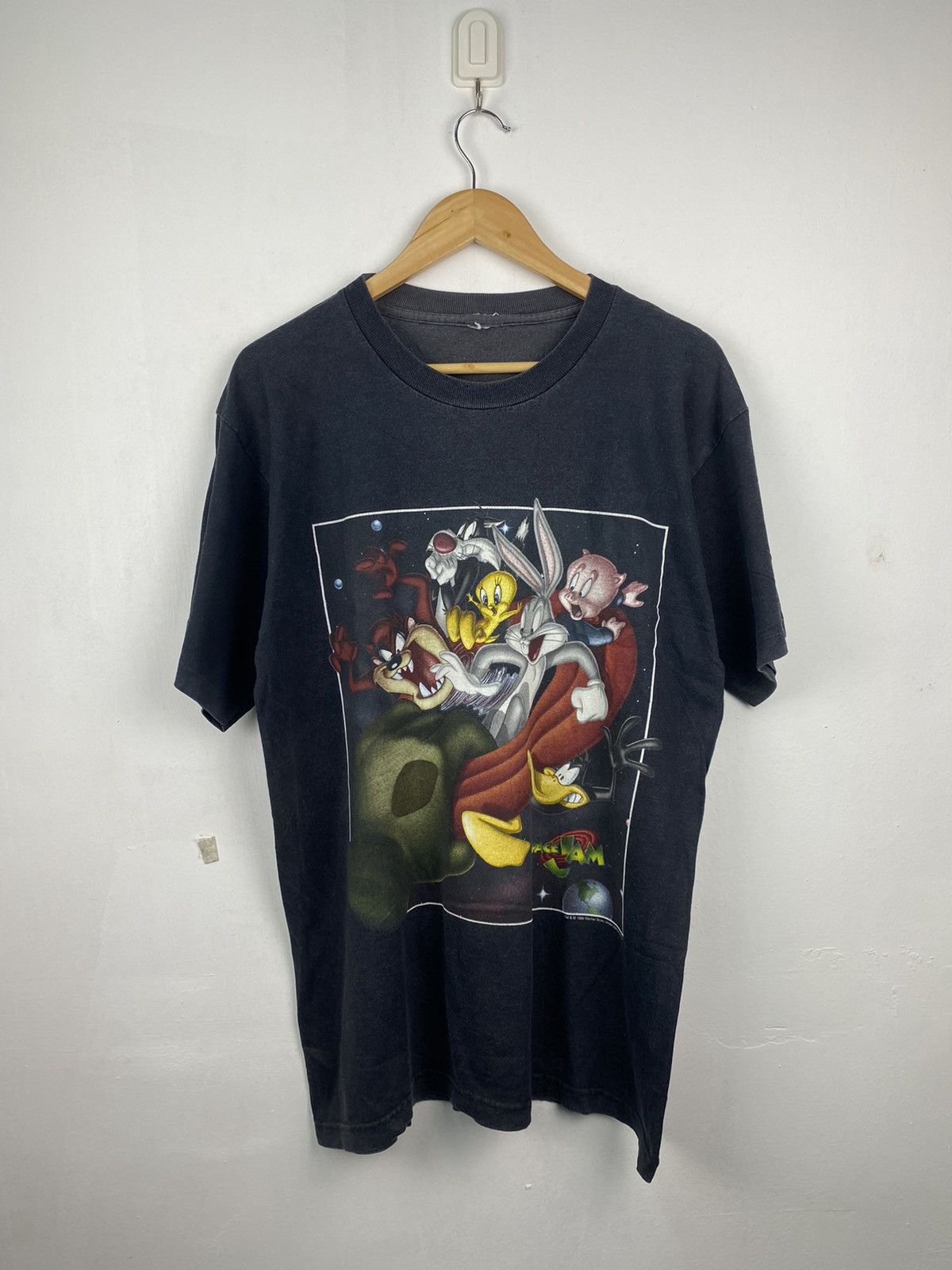 Space Jam Vintage 90s All Over Print T Shirt 2024