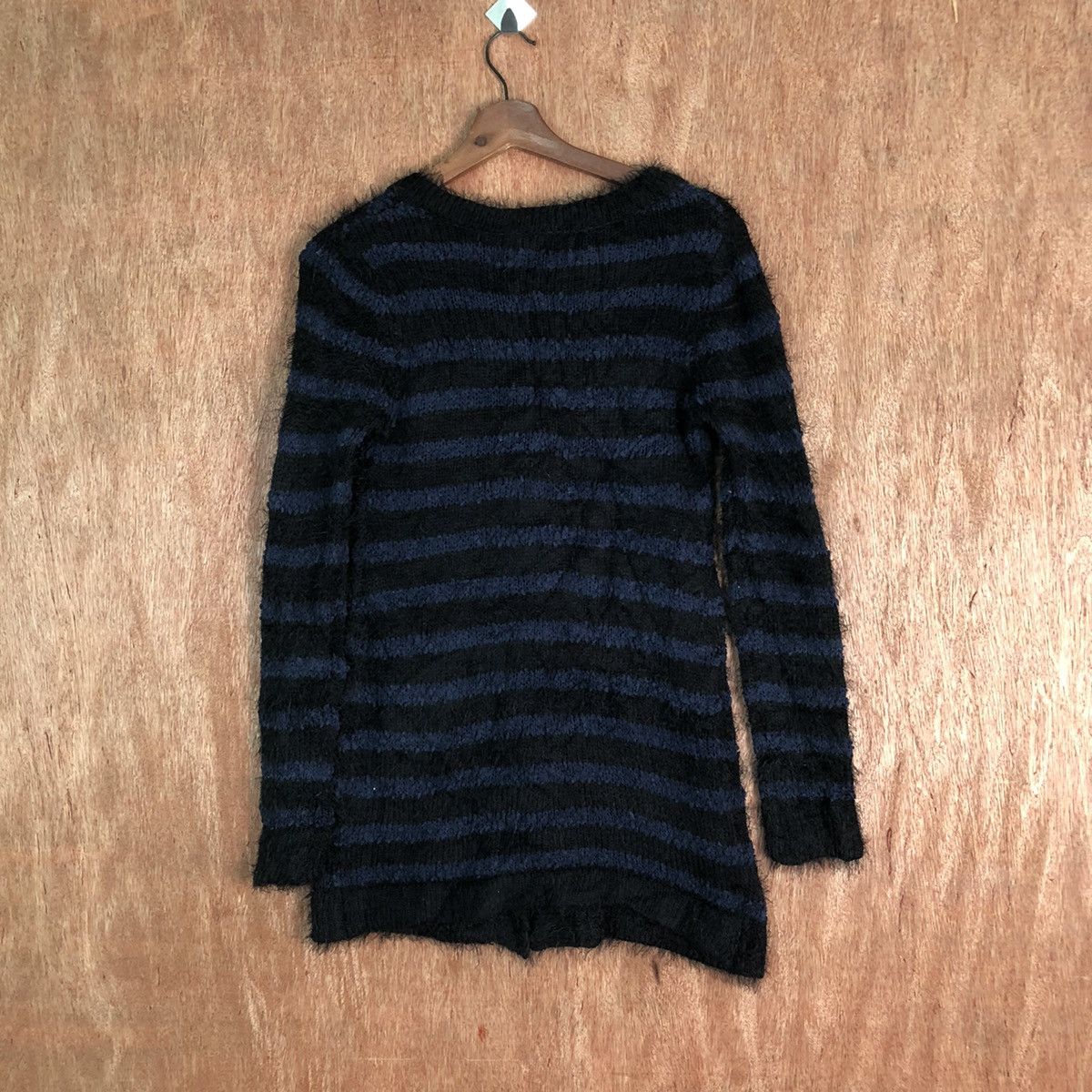 Vintage Martha Stripe Shag Shaggy Fur Mohair Knitwear #6508 Size M / US 6-8 / IT 42-44 - 9 Thumbnail