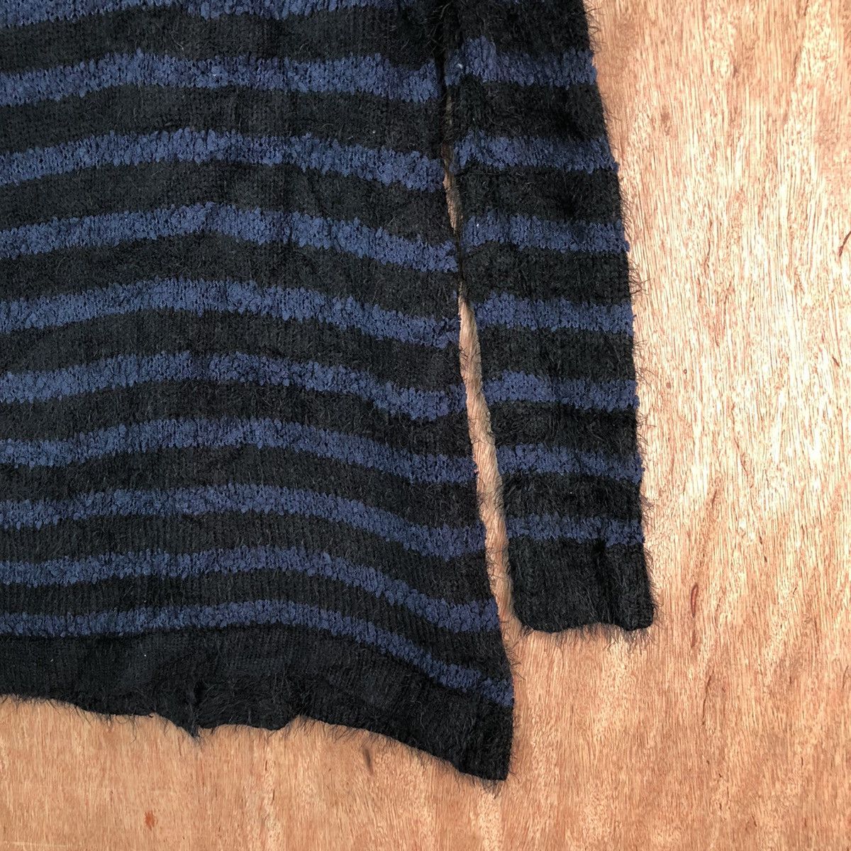 Vintage Martha Stripe Shag Shaggy Fur Mohair Knitwear #6508 Size M / US 6-8 / IT 42-44 - 11 Thumbnail