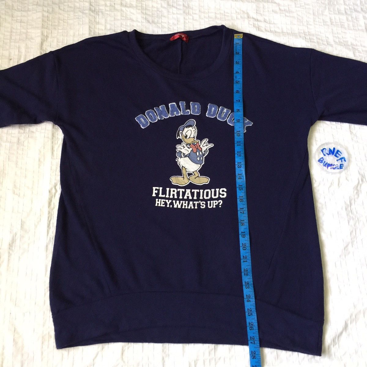 Cartoon Network Rare Disney Donald Duck Sweatshirt Big Logo Nice Design Size US L / EU 52-54 / 3 - 16 Thumbnail