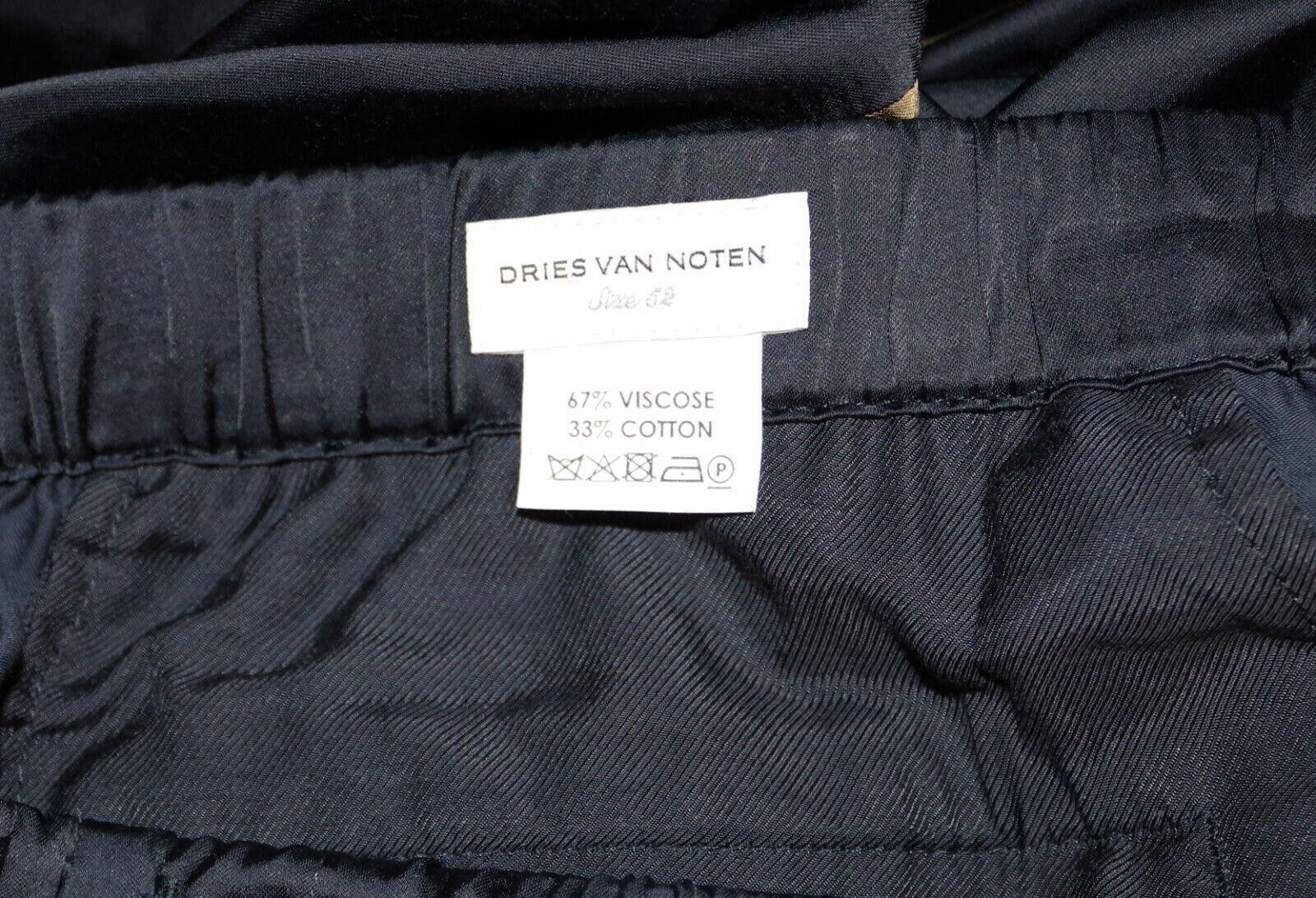 Dries Van Noten Dries Van Noten Perkino Tape Viscose Blend Trousers Size US 32 / EU 48 - 9 Thumbnail