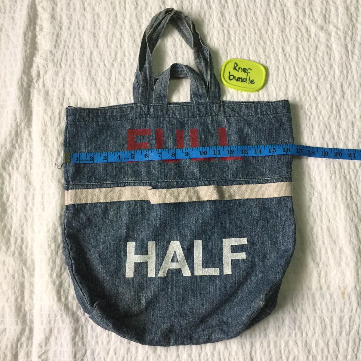 Denime Confiture full half tote bag Size ONE SIZE - 4 Thumbnail