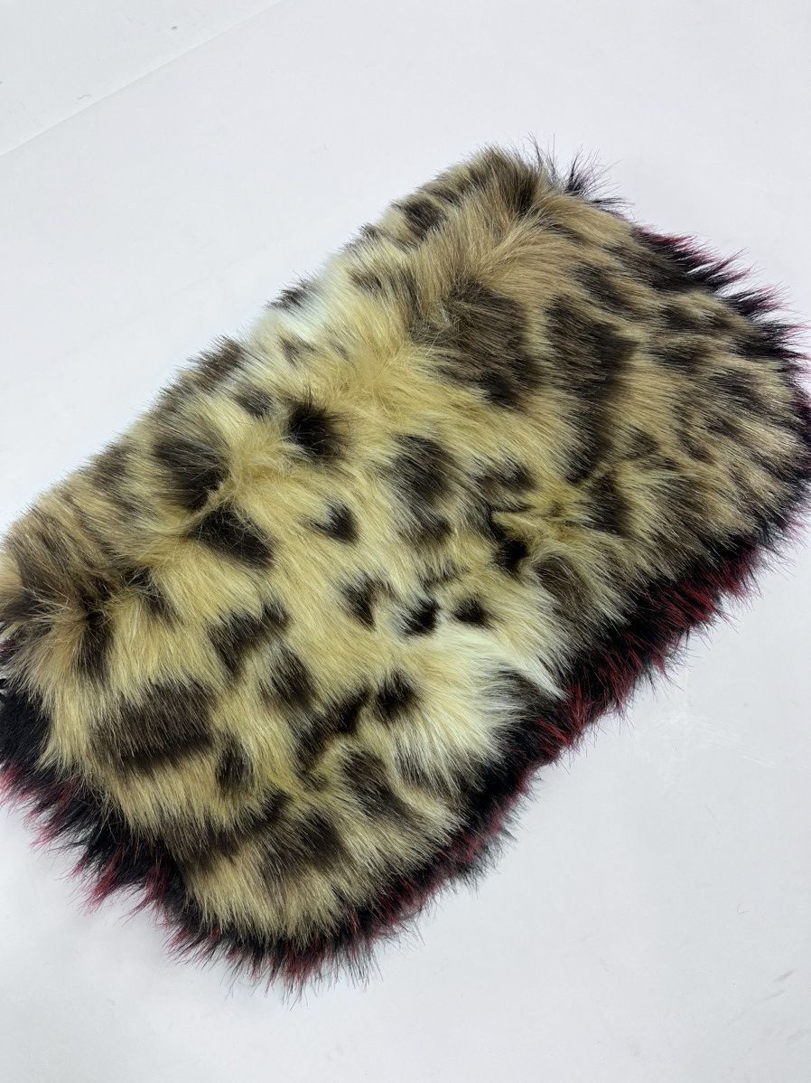 Gallery Dept. Merci Leather-Trimmed Faux Fur Messenger Bag Size ONE SIZE - 4 Thumbnail