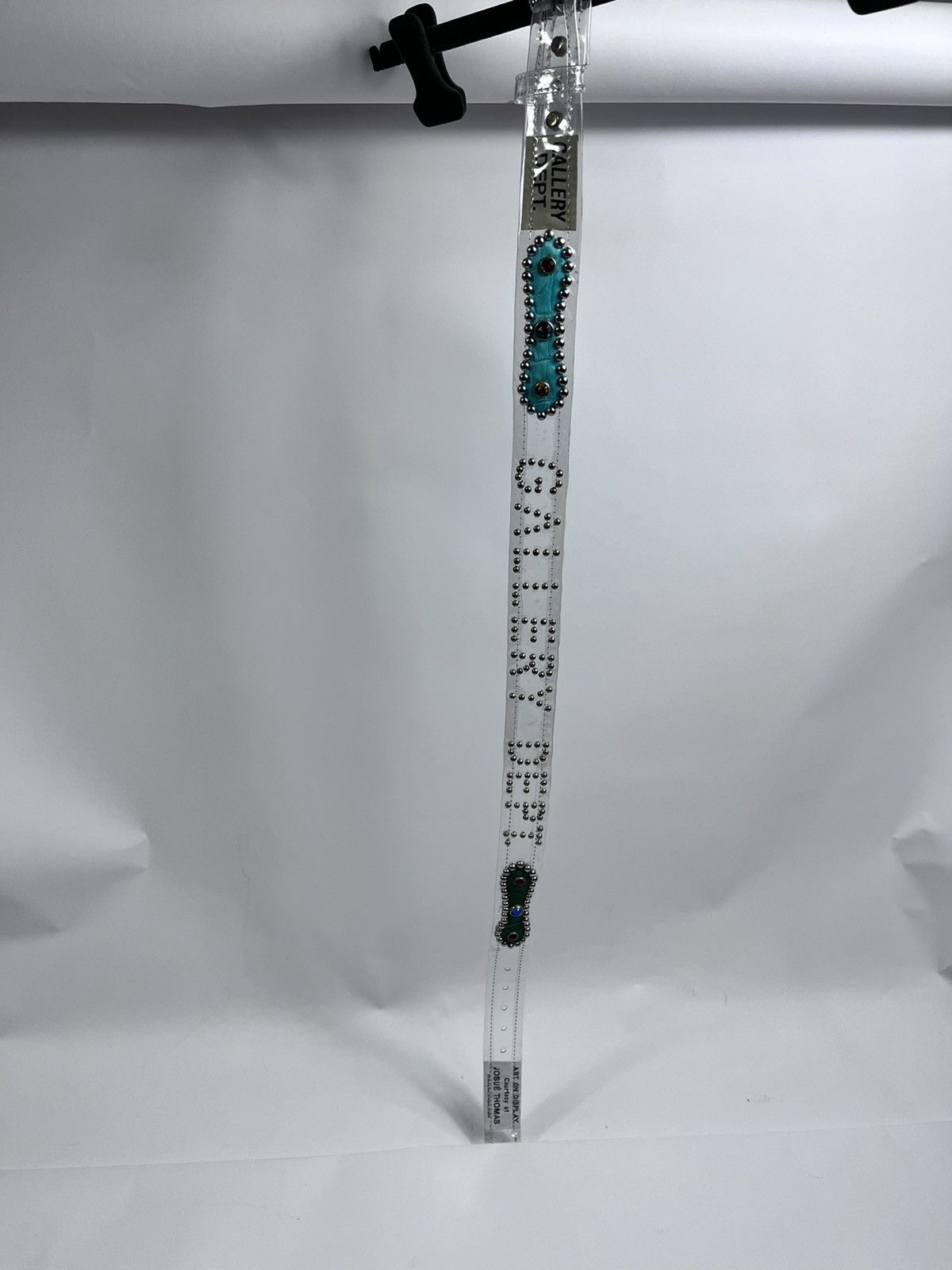 Gallery Dept. Transparent Japanese style Studded Belt 32 Size 32 - 3 Thumbnail