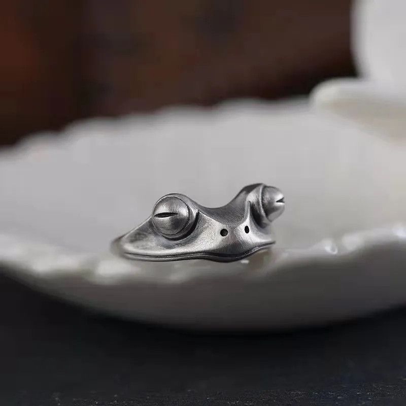 Jewelry Frog Adjustable Ring Size ONE SIZE - 4 Thumbnail