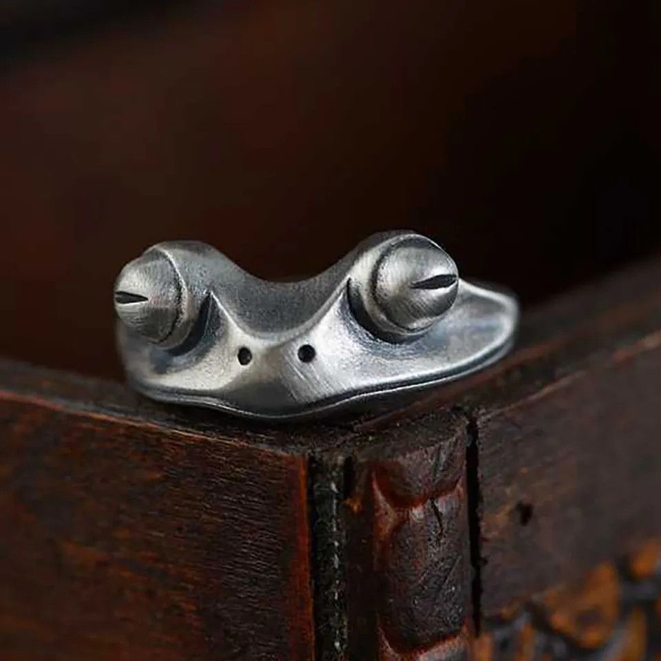 Jewelry Frog Adjustable Ring Size ONE SIZE - 5 Thumbnail